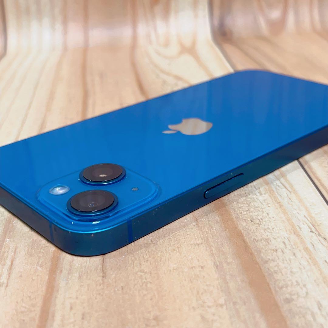 SIMフリー 本体 iPhone 13 128 GB ブルー 582 電池新品