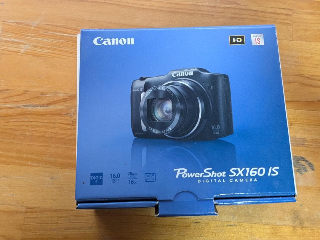 【動作確認済】Canon SX160 IS コンパクトデジカメ＋ケース＆SDHC