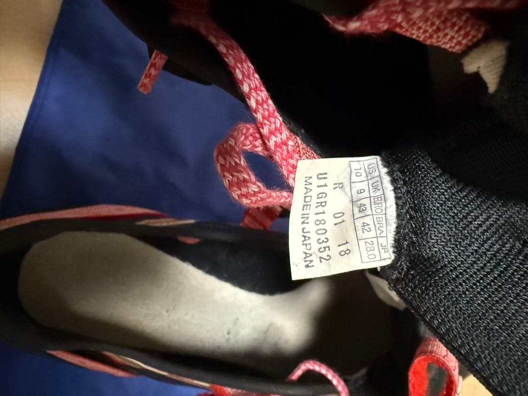 Mizuno スパイクシューズ レッド ブラック