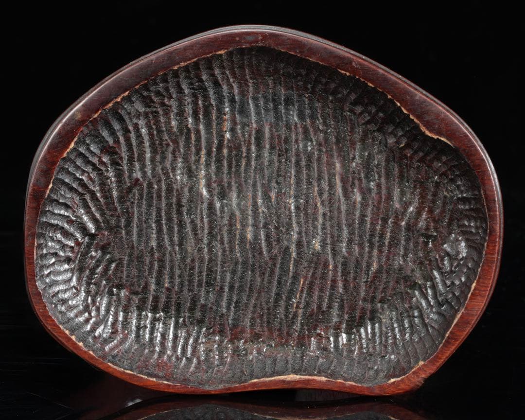 赤玉石 赤石 碧玉 在銘台座付 2.3kg 鑑賞石 原石 天然石 飾石