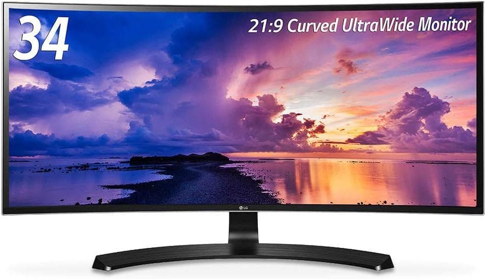 【美品】 LG 34UC88 曲面 モニター 34インチ /ウルトラワイド