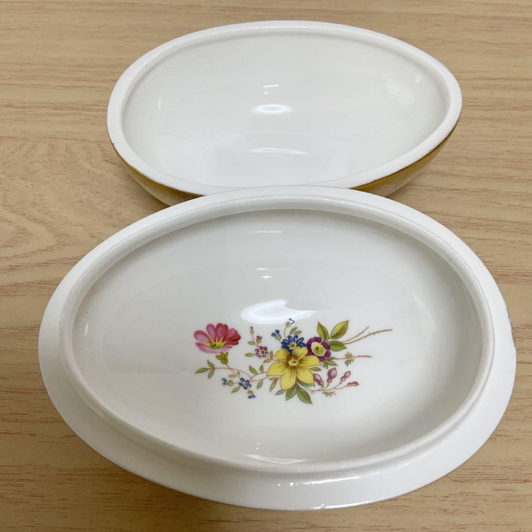 ハマースレイ　レディーパトリシア　ハワードスプレイ　エッグ　トリンケットボックス