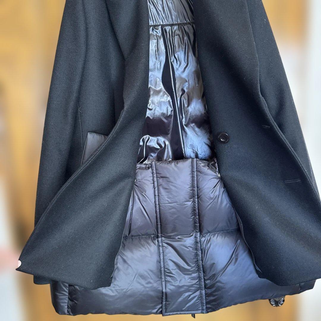 sacai Wool Melton x Puffer Jacket サイズ2