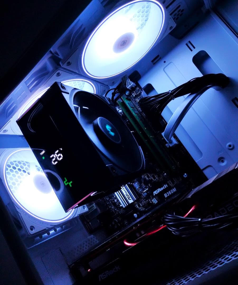 ゲーミングPC/Core i7 8700K/RX6600/SSD 1TB