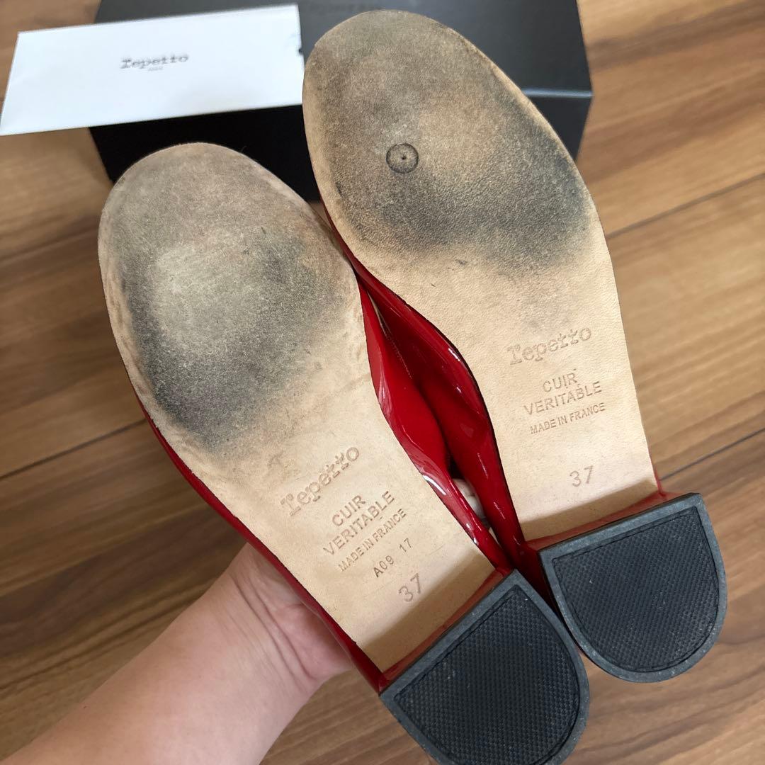 レペット　エナメル バレエシューズ　37