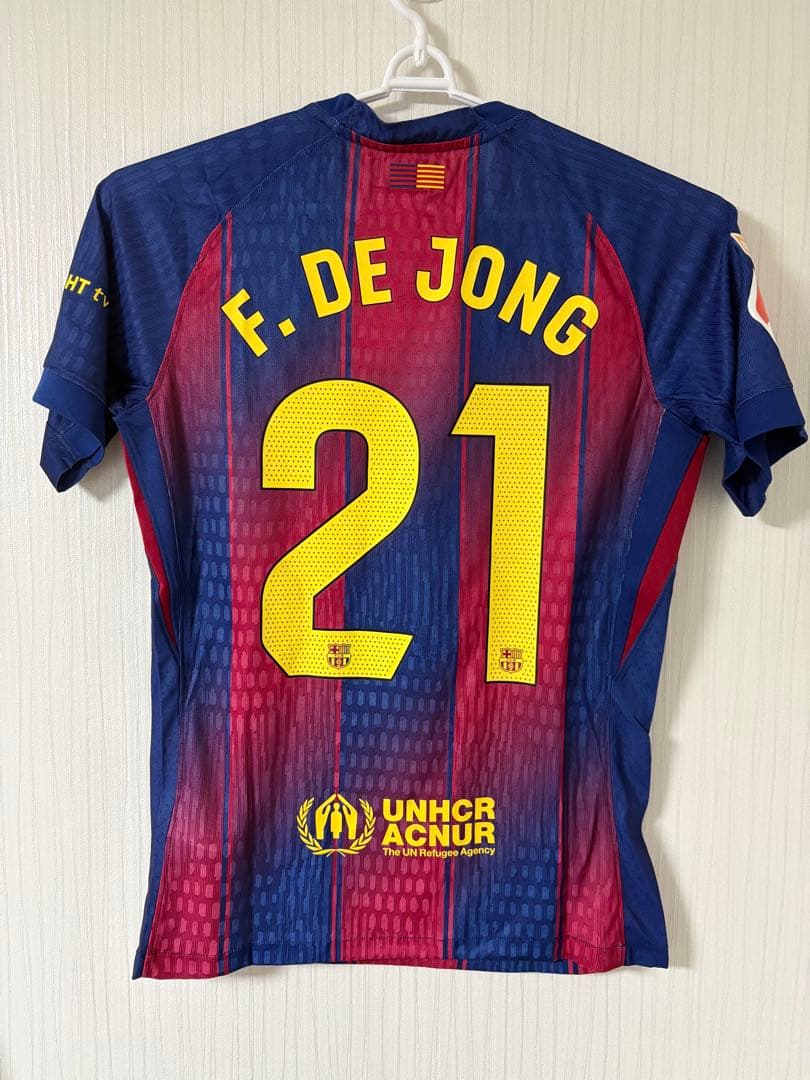 フレンキー・デ・ヨング　バルセロナ　ユニフォーム