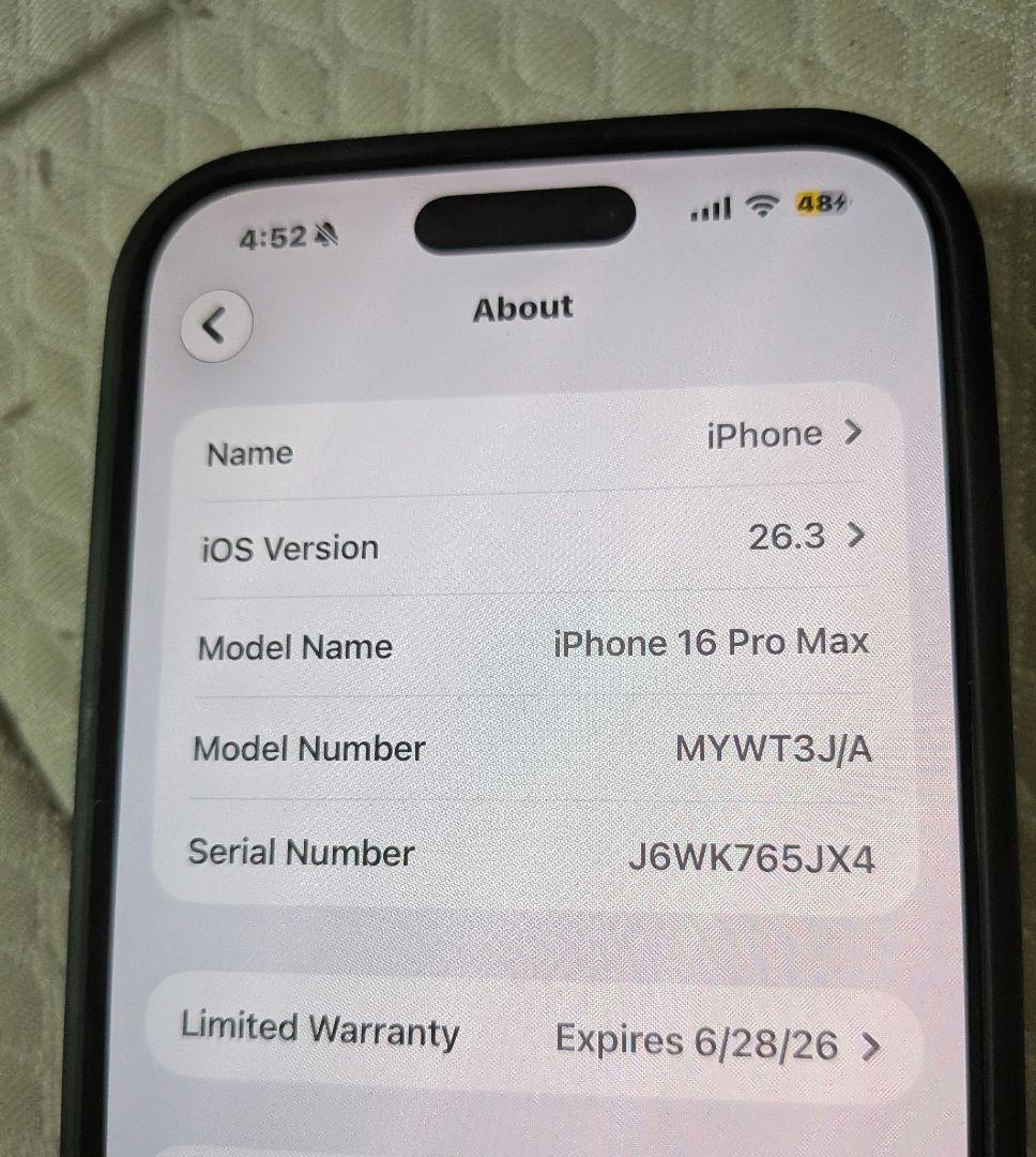 Phone 16 Pro MAX 1TB SIMフリー