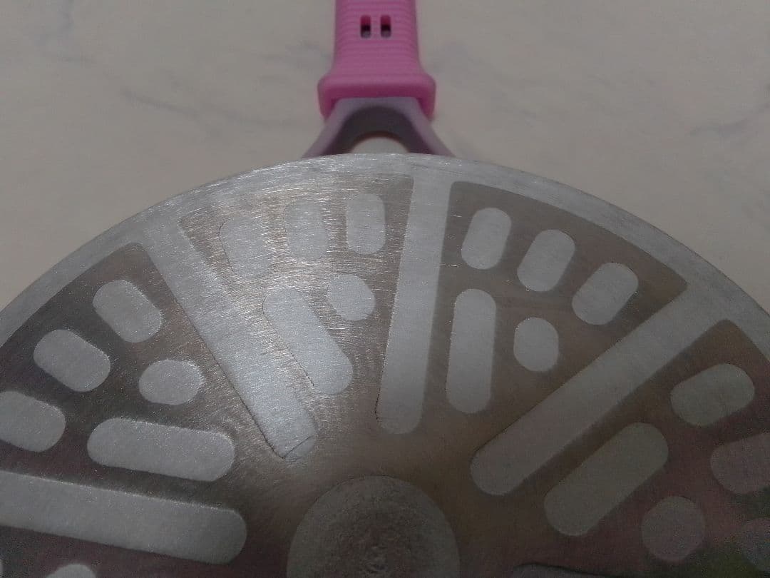 ☆未使用☆ アサヒ軽金属 ダブルパン ガラス蓋付 ピンク 片手鍋 フライパン