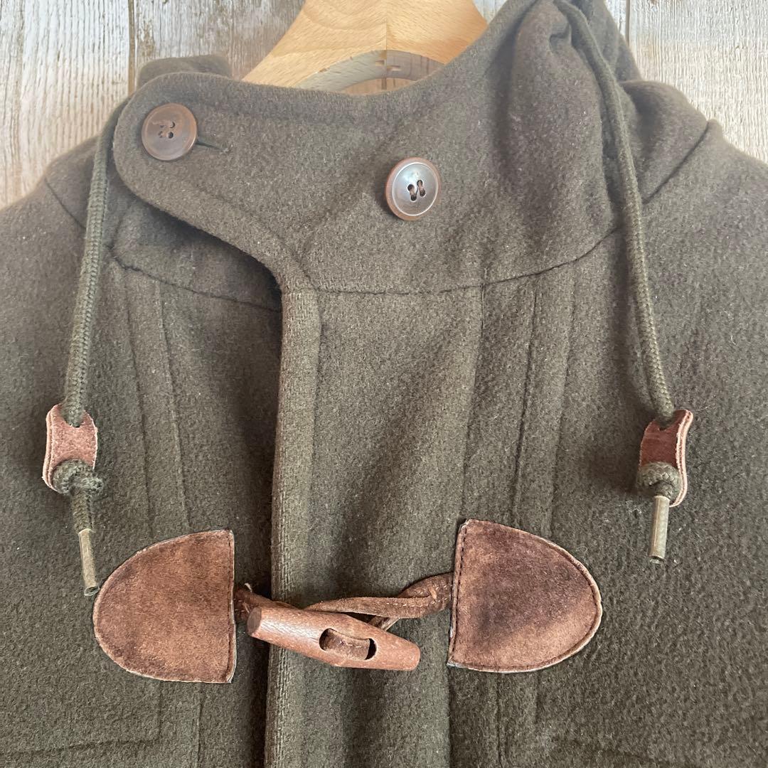 【あ】llbean ダッフルコート80s アメリカ製 チェック柄