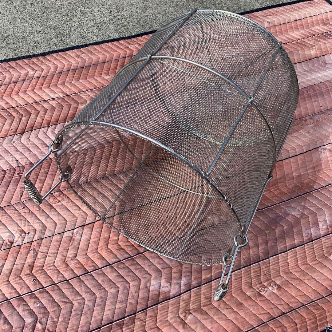 寸胴用　直径395mm スープ取りザル　カゴ　ステンレス製