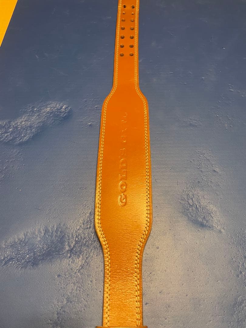 GOLD'S GYM プロレザーベルト　Mサイズ