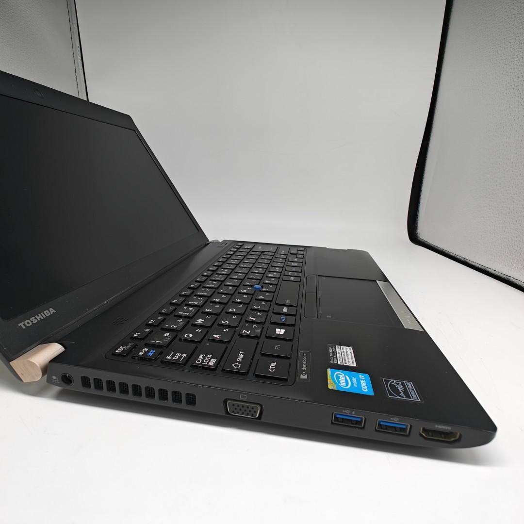 【東芝】R73 高速i7 SSD256GB 16GB ブラック ノートPC