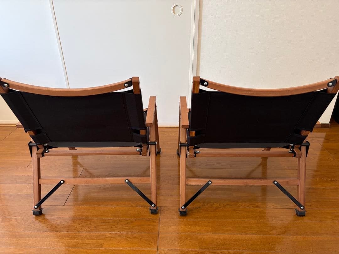 BUNDOKロースタイル チェア BAMBOO BD-114 2脚セット