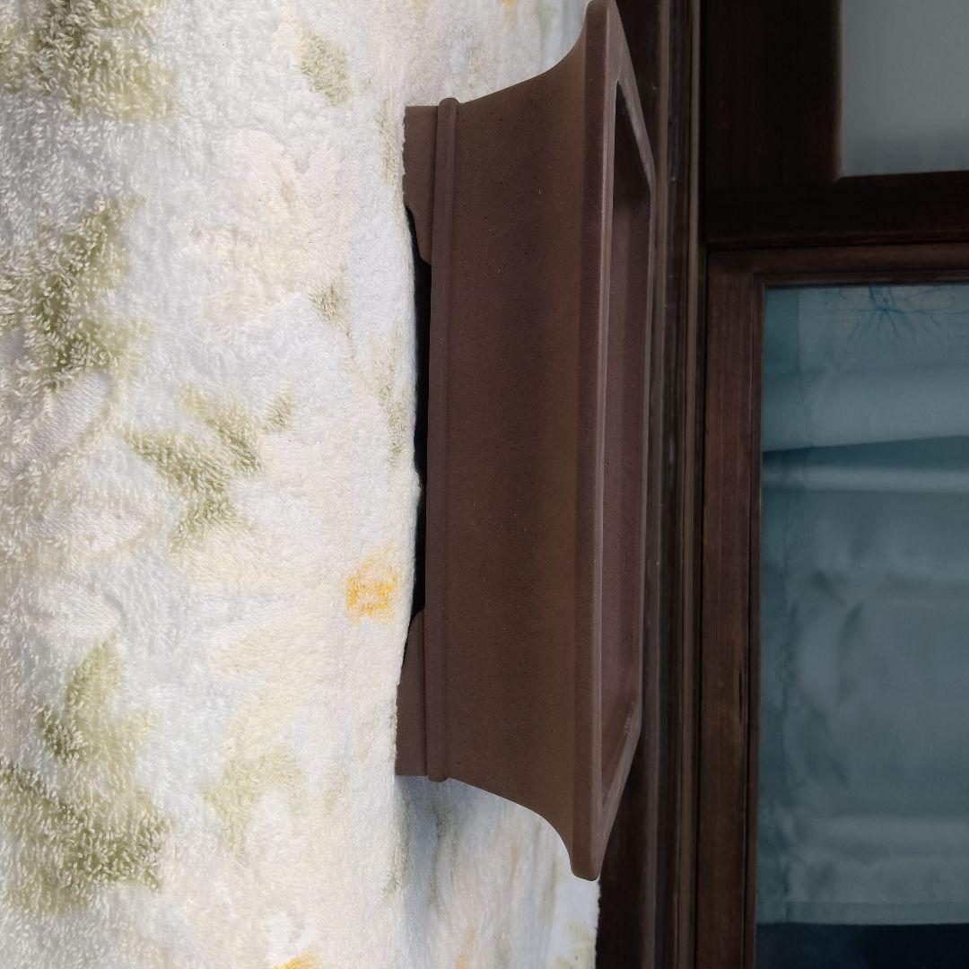 盆栽鉢の第一人者中野行山作、盆栽鉢