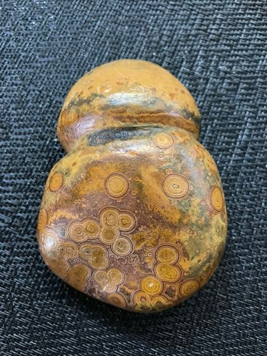 ゴビ石−817 眼石＆水晶ドーム　原石　鑑賞石