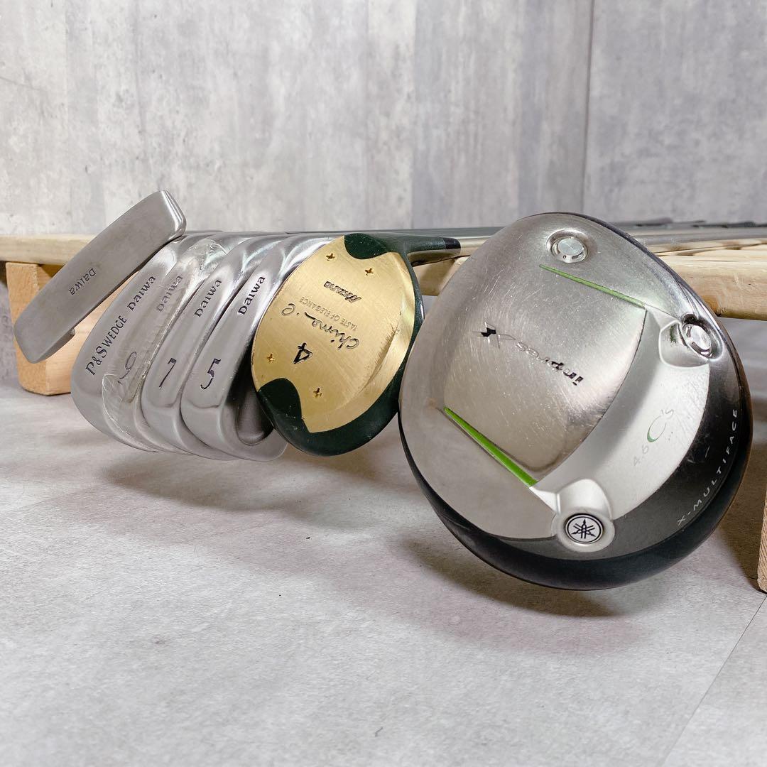 T130 ヤマハ 他 ゴルフクラブ レディース セット 白 かわいい 花