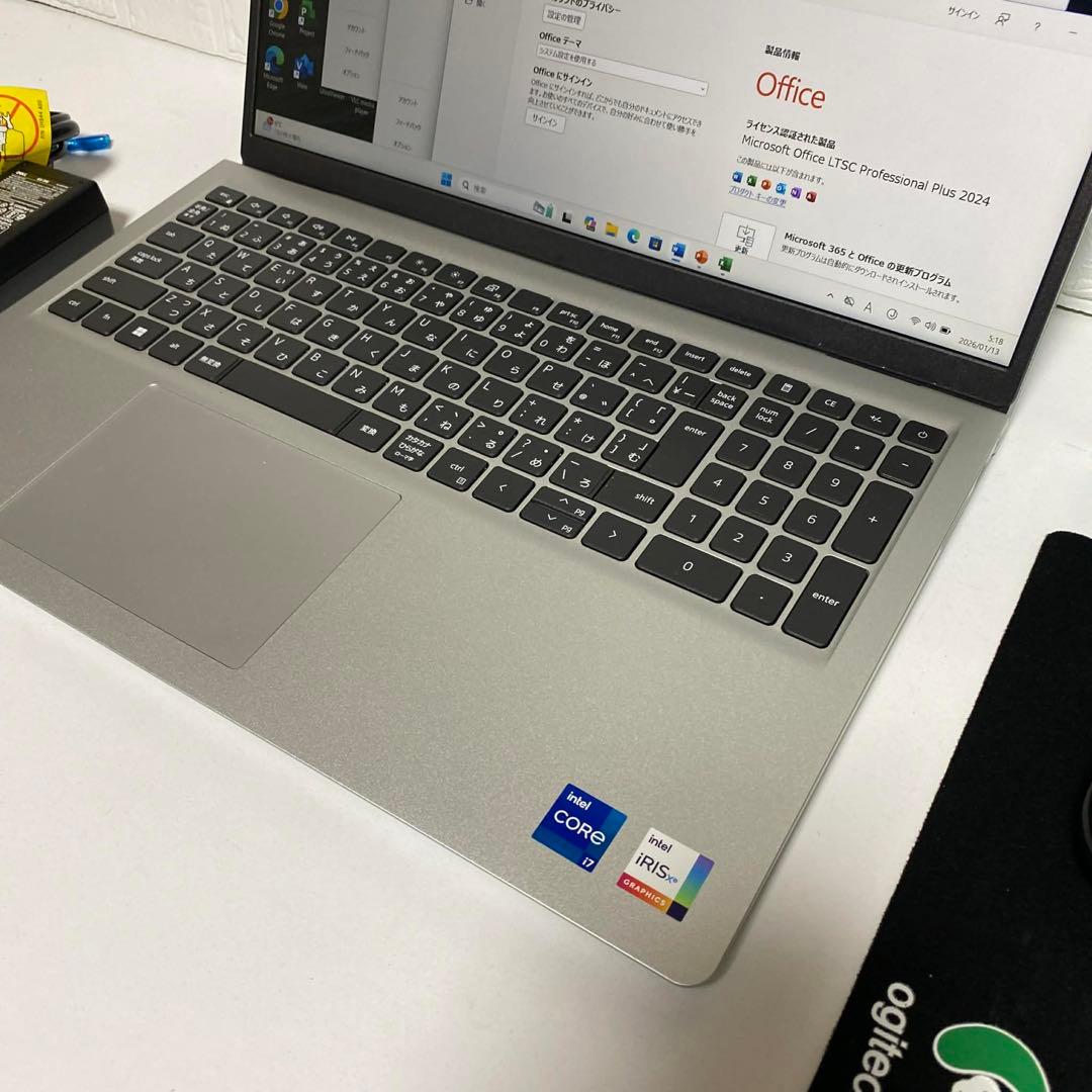 Windows11オフィス付きSSD Corei7 メモリ16GB 美品DELL