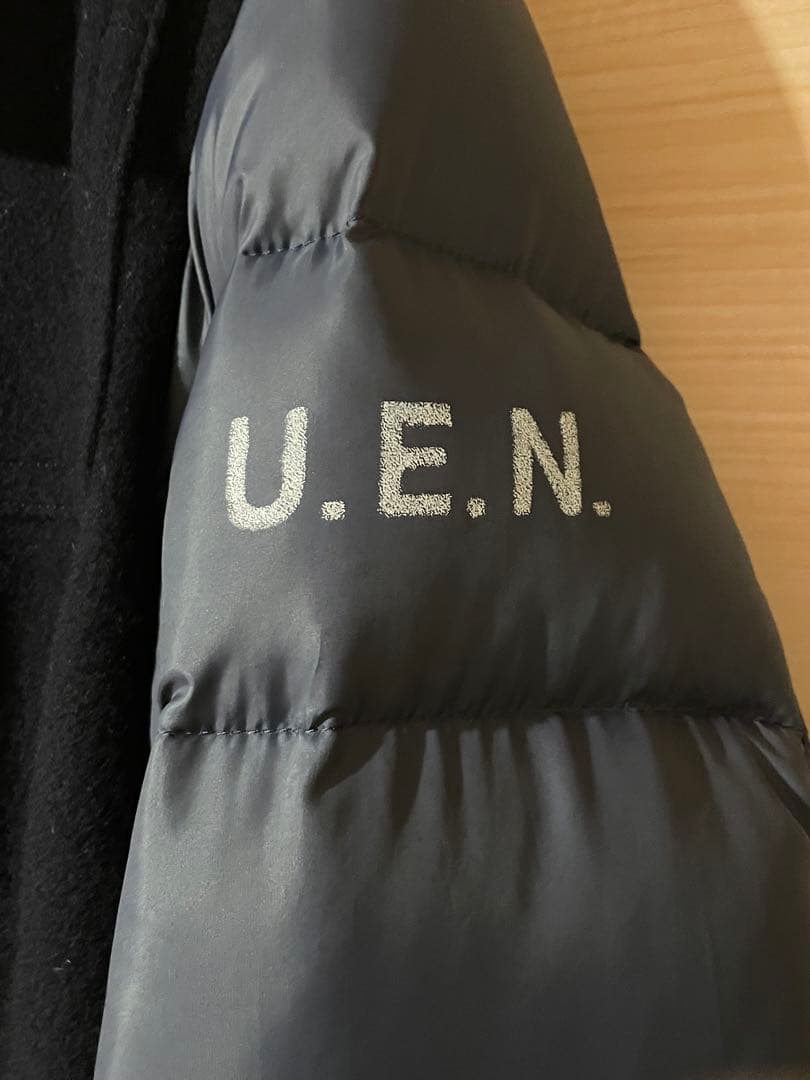 ユニフォームエクスペリメント　ダッフル　ダウン　ネイビー　サイズM