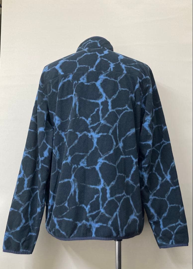 【レアなサンダー柄】エディーバウアー スナップT フリース プルオーバー 美品