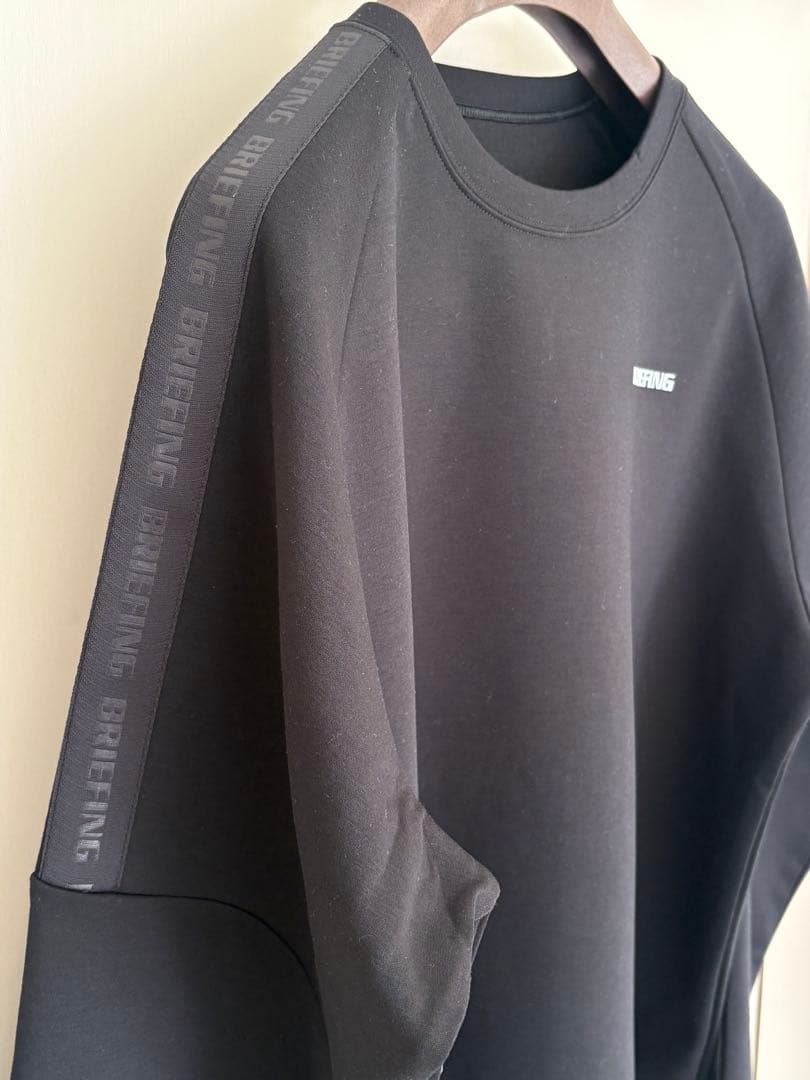 未使用)ブリーフィング ゴルフ 新作 メンズ トレーナー サイズL ブラック