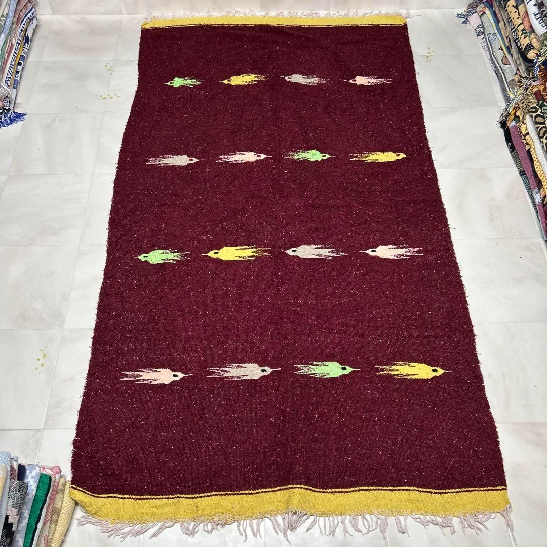 メキシカン　サンダーバード　マルチカバー　ソファーカバー　ラグ　210x114