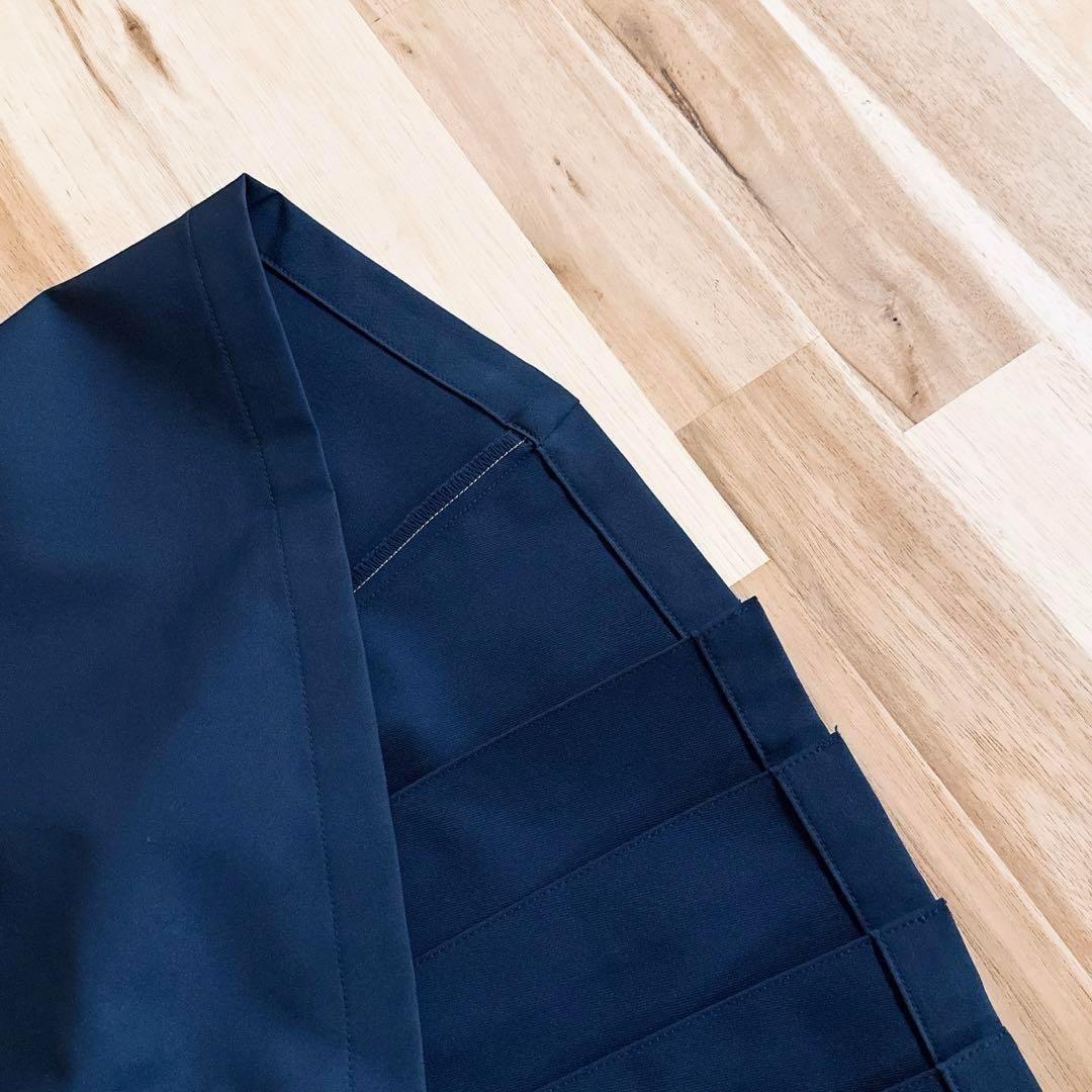 未使用【ルコックスポルティフ】プリーツ ゴルフ スカート 吸汗速乾UPF50 紺