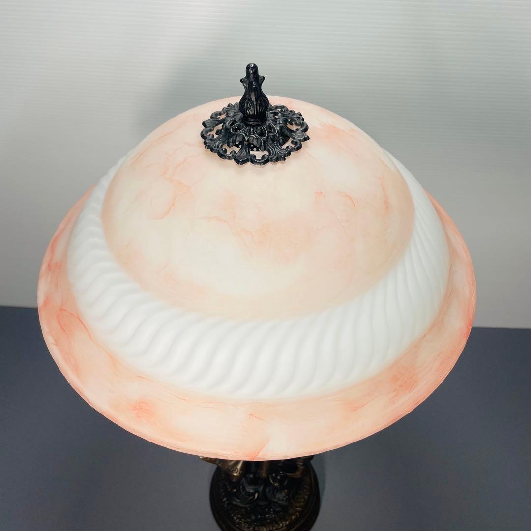 ヴィンテージ 彫刻ランプ テーブルランプ 照明