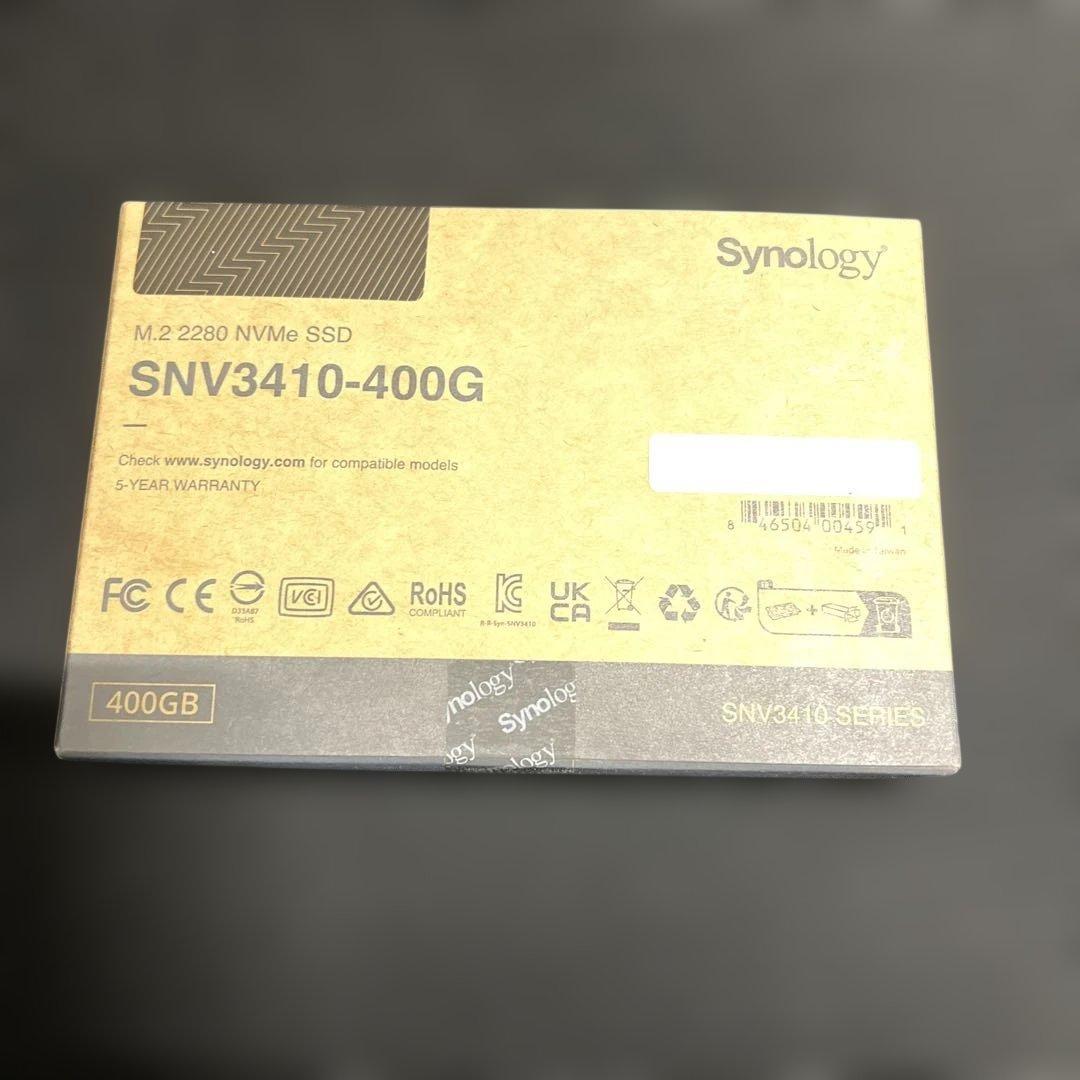内蔵型SSD Synology SNV3410-400G 400GB NVMe SSD