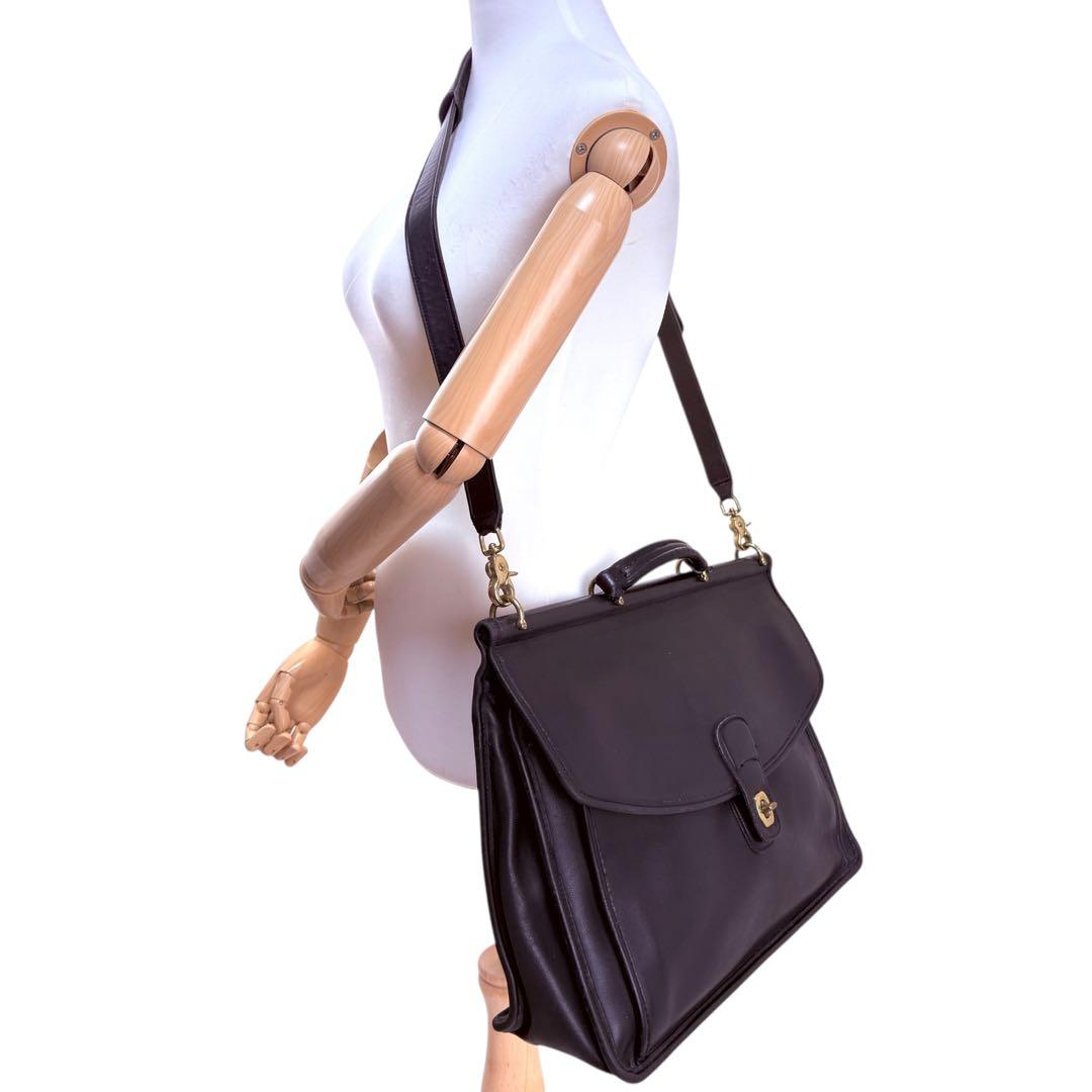 バッグ Vintage Coach 5266 Beekman Bag Black