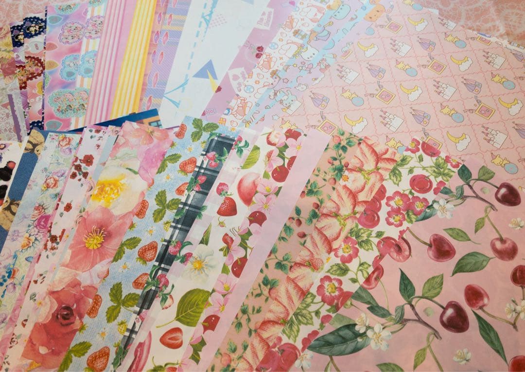 ■A4 デザペ おまかせ50枚■A ランダム デザインペーパー 国内 海外作家