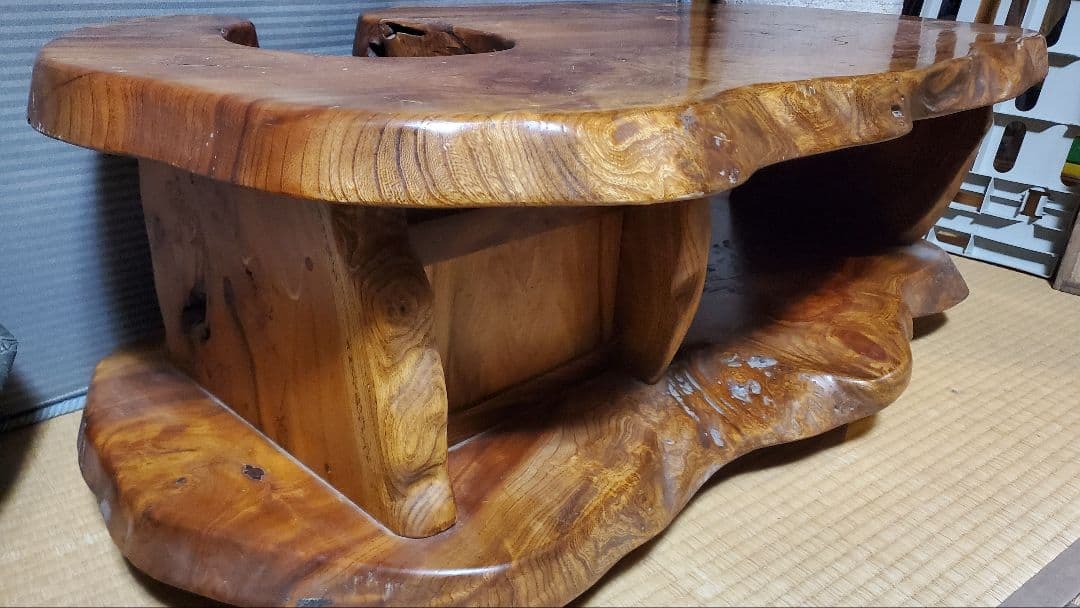 一枚板　ポット台