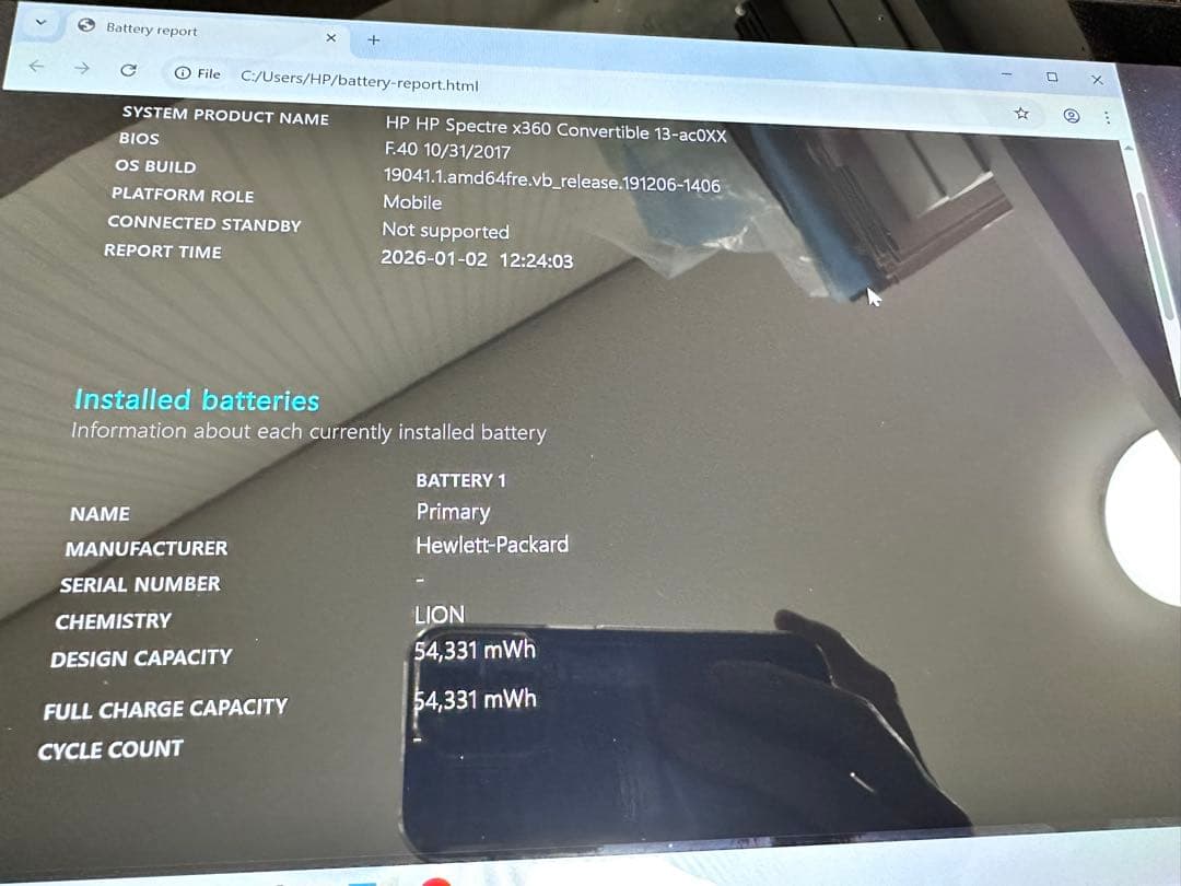 HP Spectre x360タップチスクリーンi7-16GB 　office