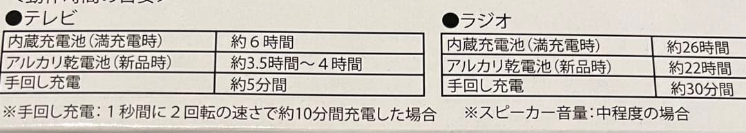 残り1台　防災用　ポータブルテレビ　ラジオ　電源　自家発電　カラー　ブラック