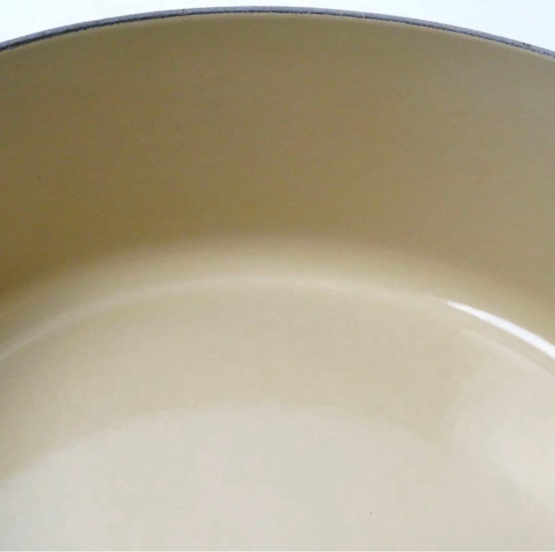 【未使用】LE CREUSET　ココット オーバル サテンブルー　25cm