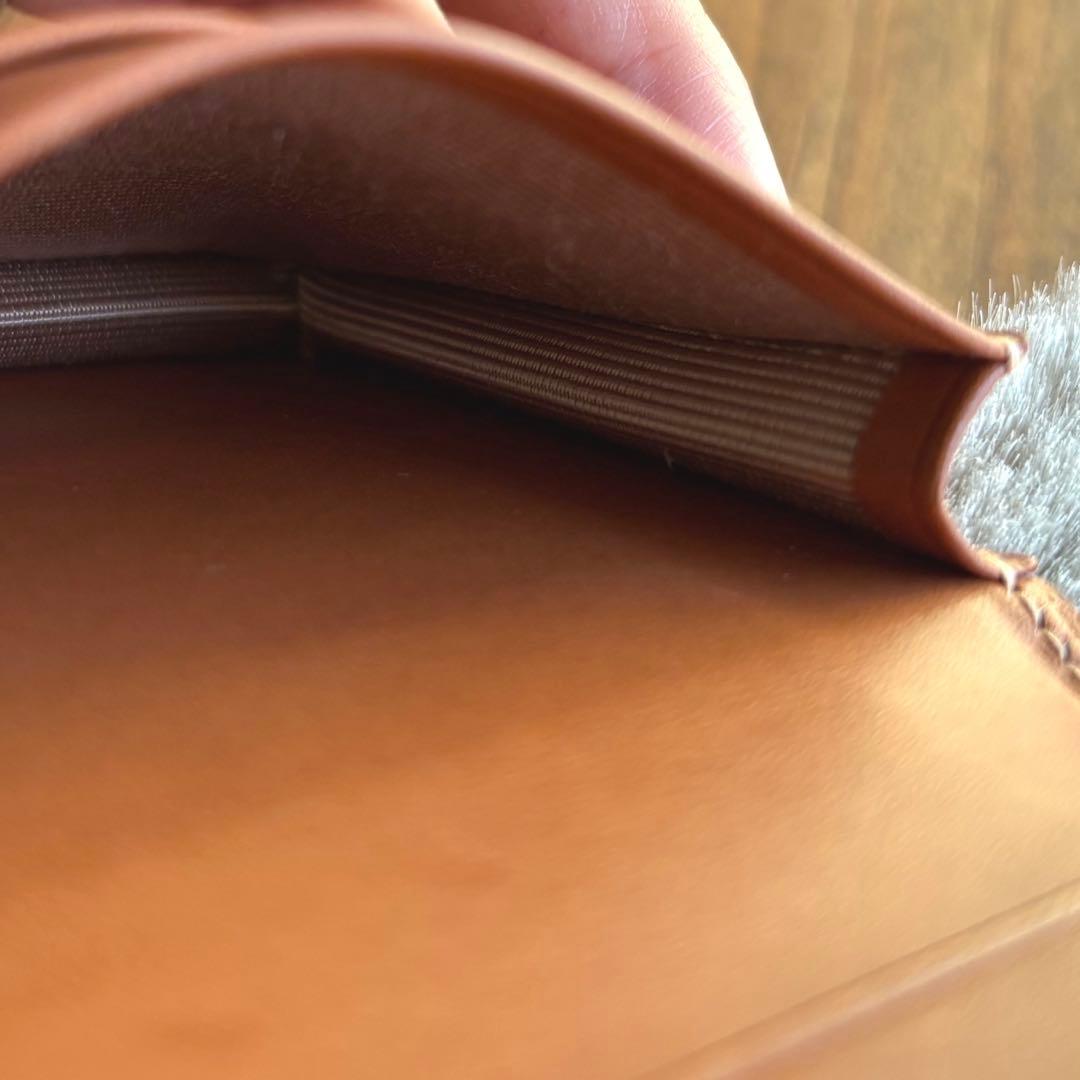 大容量名刺入れ　コードバン　ナチュラル　レーデルオガワ