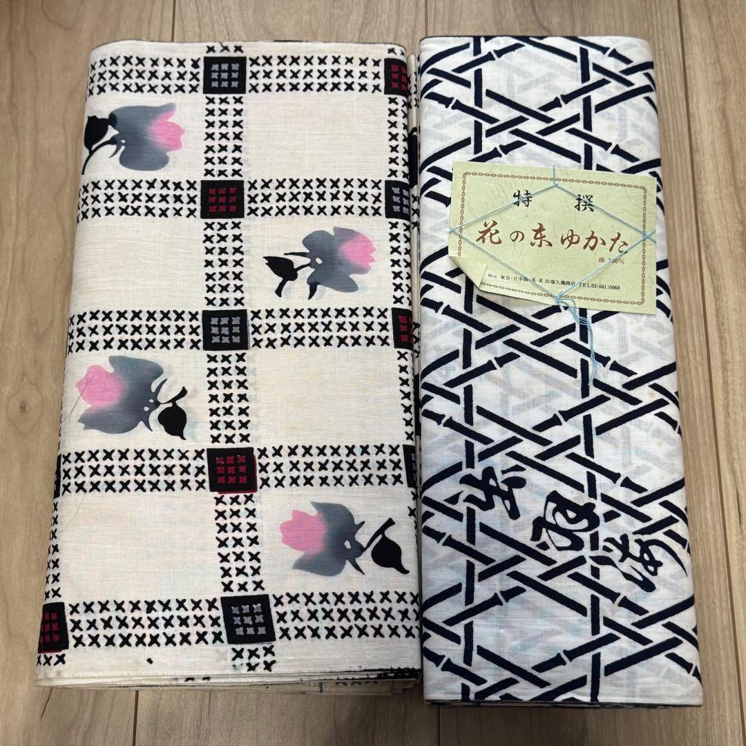 B格安 リメイク用　素材　まとめ売り　着物　和服　10点　本染　浴衣　反物　相撲