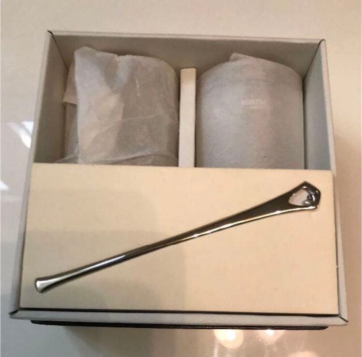 ［新品未使用］ＭＩＫＩＭＯＴＯ　ペアグラス　マドラー【パール付き】