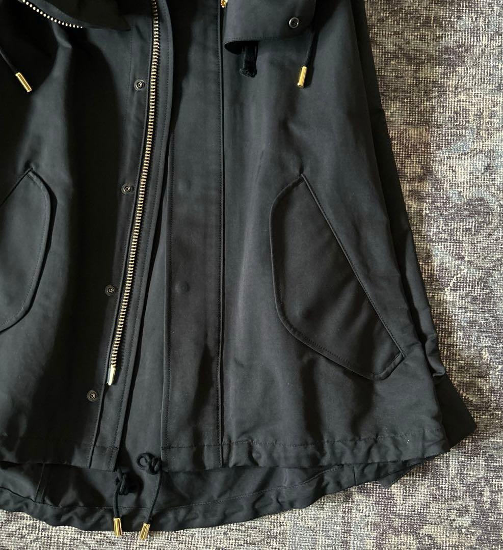 美✨ユナイテッドアローズ別注 The Reracs 34 黒 モッズコート