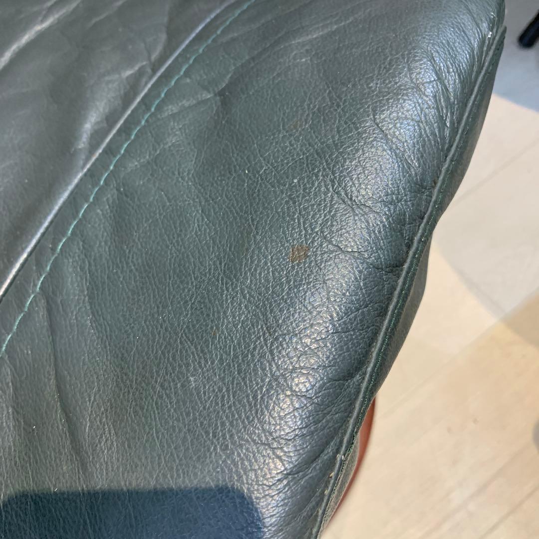 かずさん　エコーネス　リクライニングチェア　オットマン　グリーン