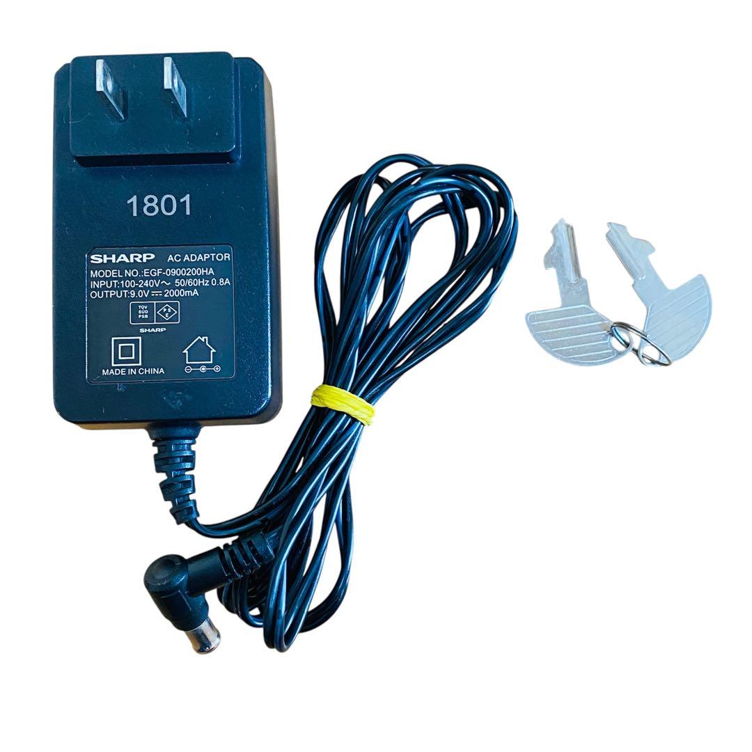 【美品】SHARP シャープ レジスター XE-A147 ホワイト 中古 現状品