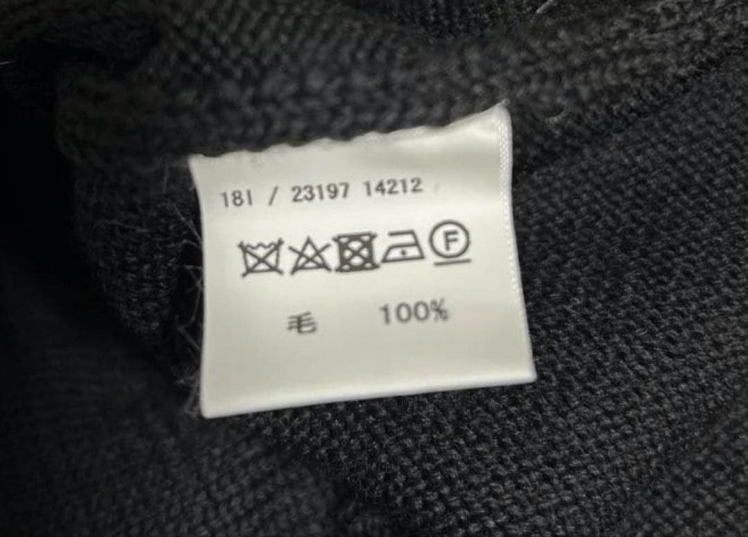 gransasso タートルネック ニット ブラック