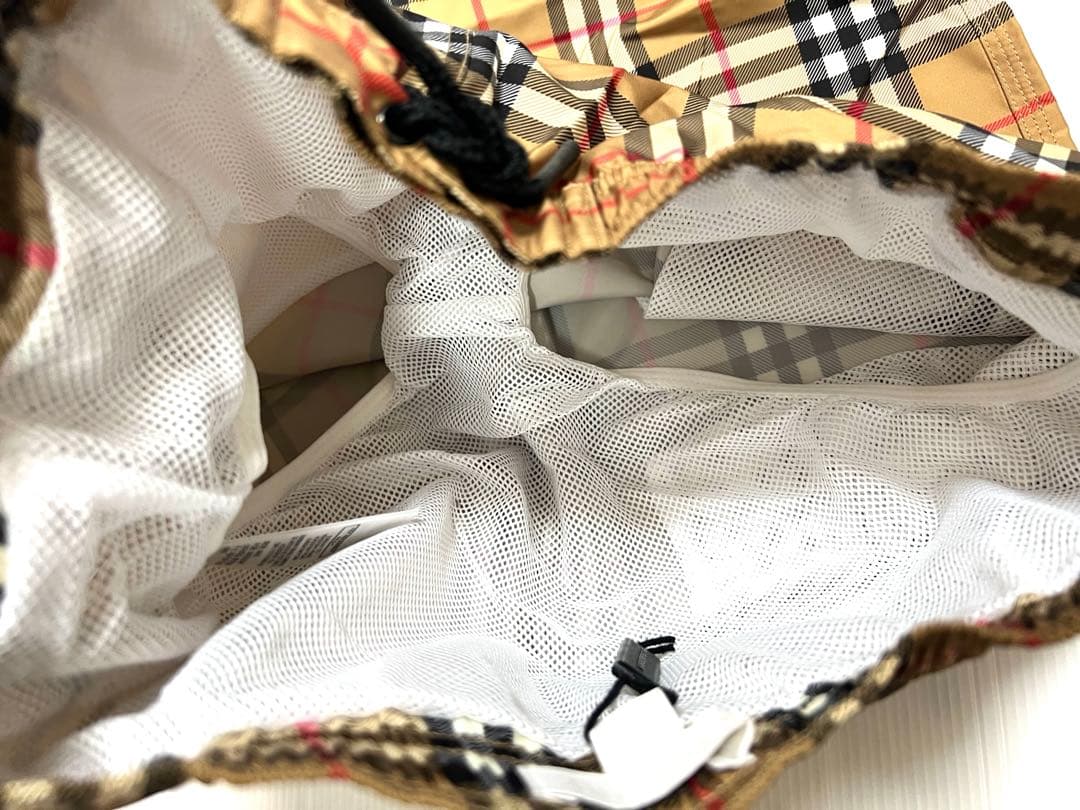 新品 バーバリー ノバチェック スイムパンツ 140cm10Y ハーフパンツ