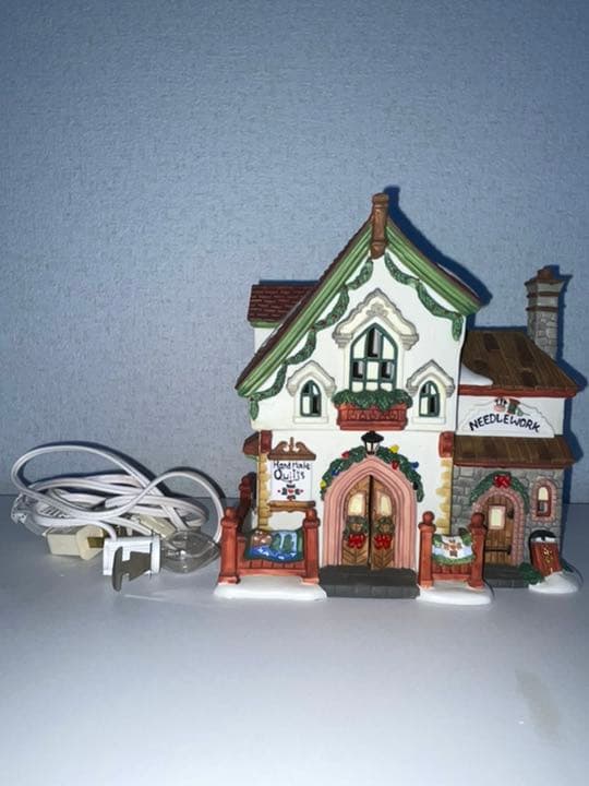 ミニチュア　ドールハウス　ライト　　　　　「パッチワークキルト屋さん」