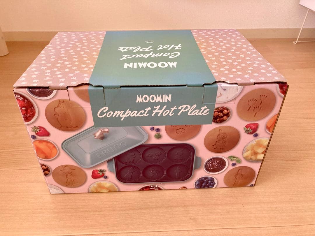 ☆未使用品・廃盤品☆ BRUNO ムーミンコンパクトホットプレート