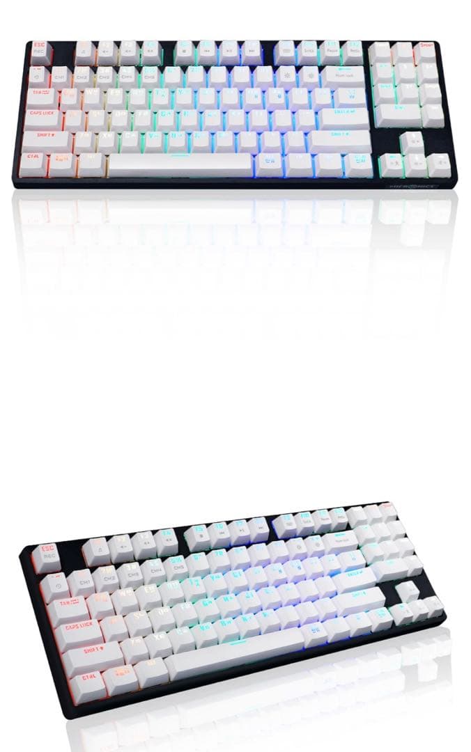 MANIC EX89 テンキーレスPRO ゲーミング機械式 RGB (茶軸)