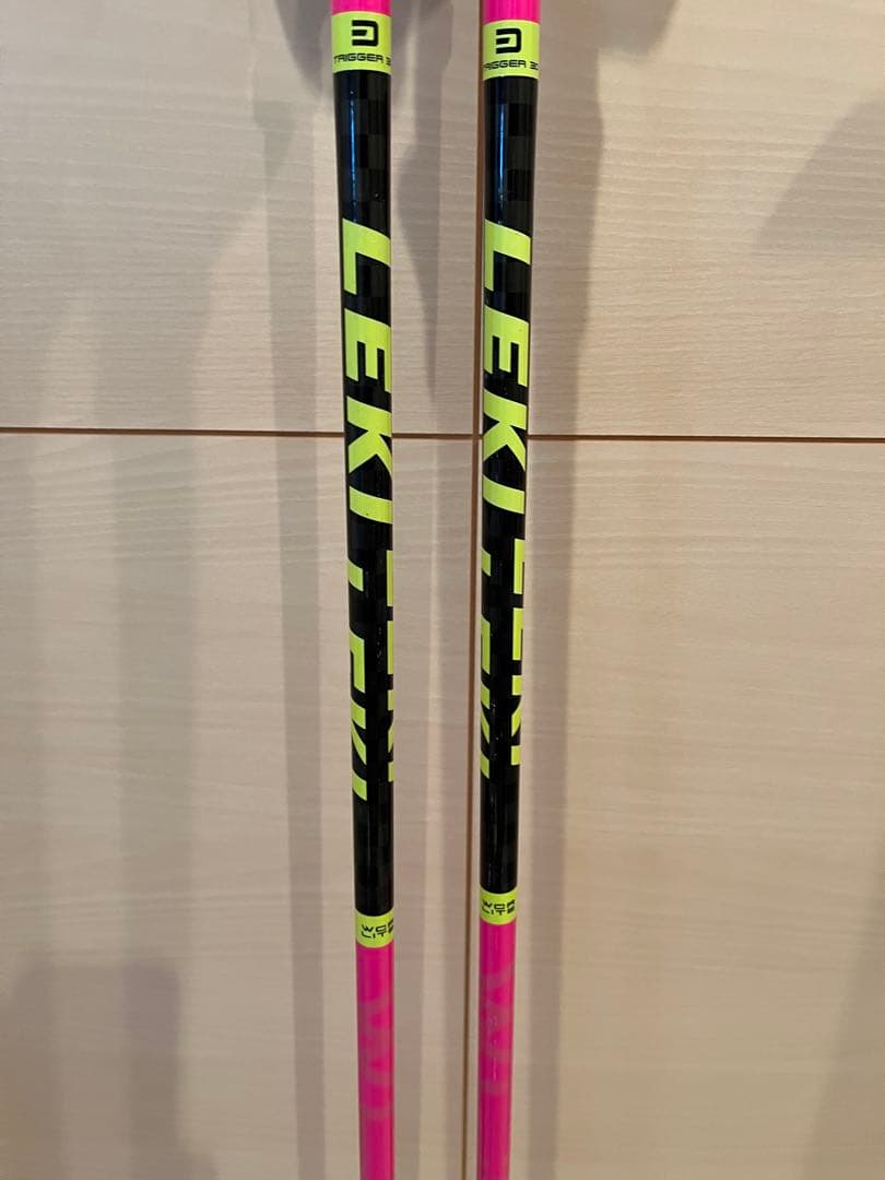 LEKIレキ スキーストック ストラップ付きSL 105cm