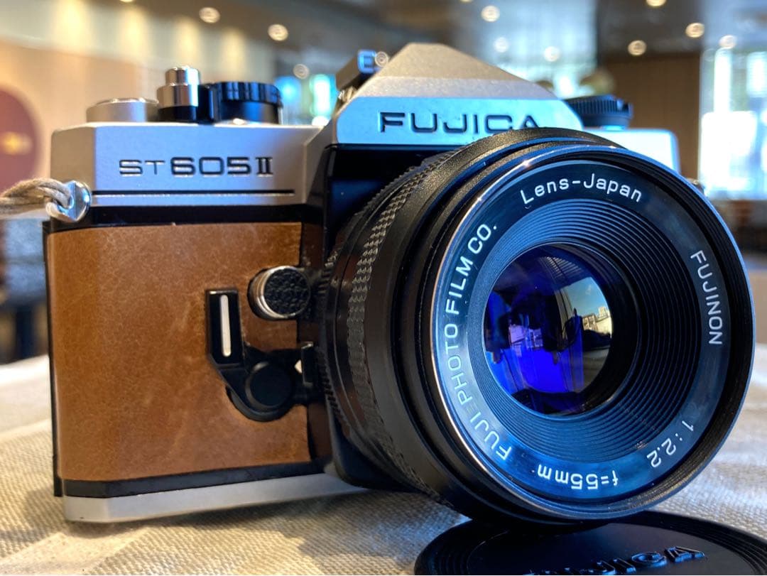 fujica st605ii＊fujinon 55mm f2.2＊完動品・美品