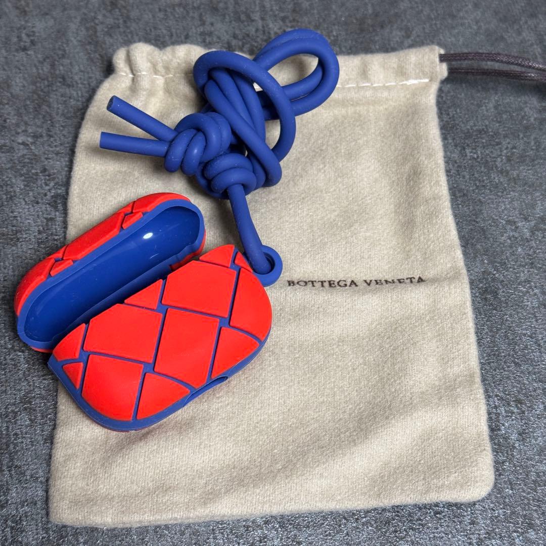 airpods pro ケース Bottega レッド ストーン ネイビー