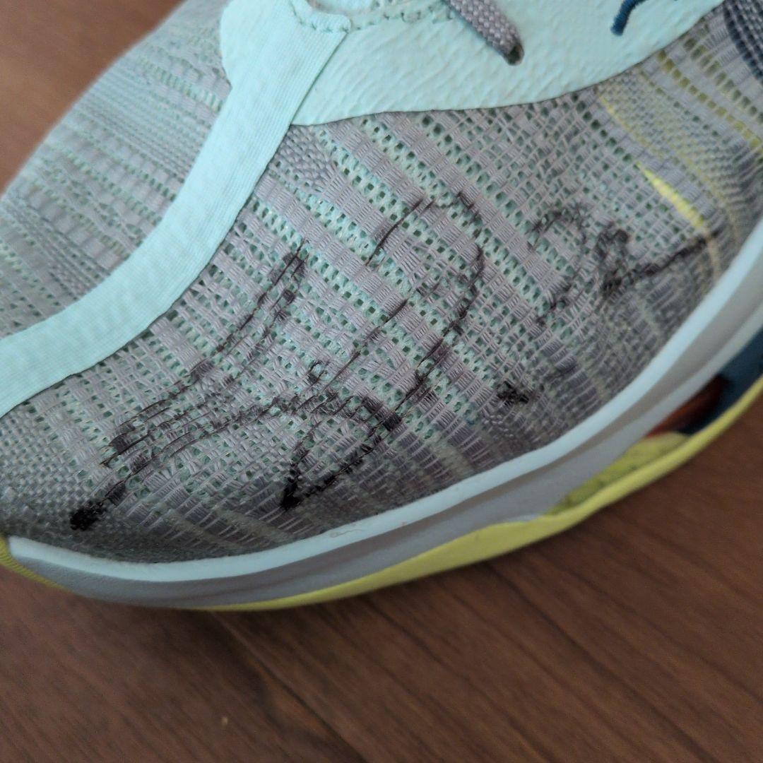 川崎ブレイブサンダース☆ニック・ファジーカス選手サイン入NIKEバッシュ34cm