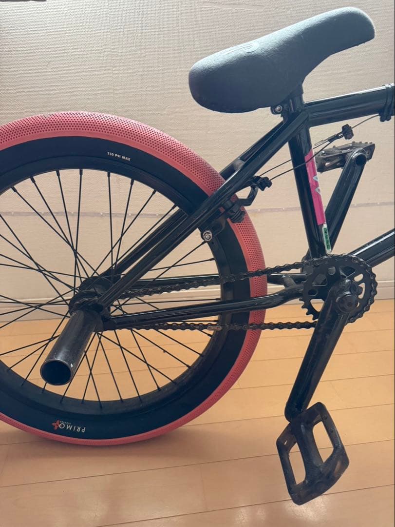 BMXバイク 自転車 ブラック/ピンク
